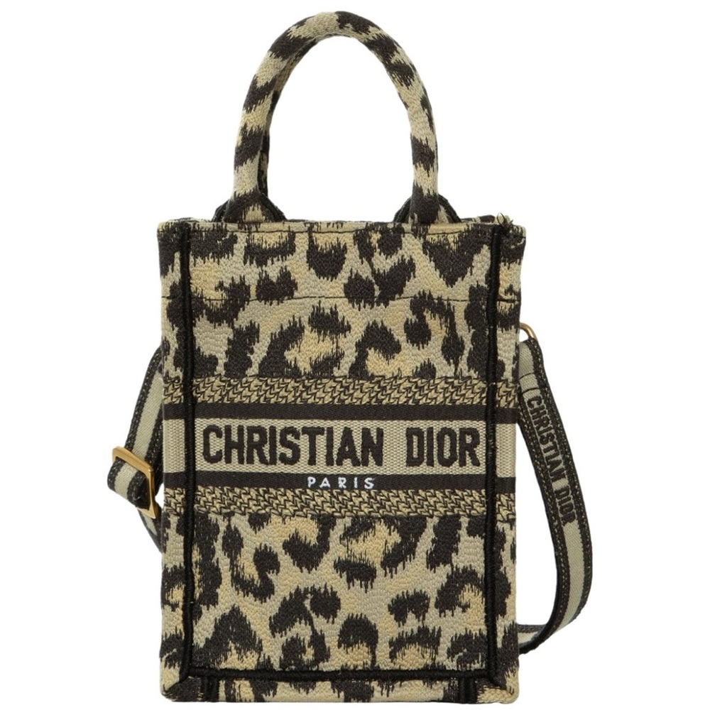 Dior Leopard Print Tote Bag